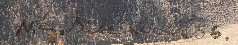 Nils-Göran Brunner, oil on canvas, signed, dated -56.