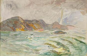 HARALD LINDBERG, oil on canvas, signed.