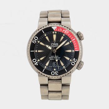 ORIS, Divers Titan Date (300 m/999 ft), ISO 2281, wristwatch, 44 mm,