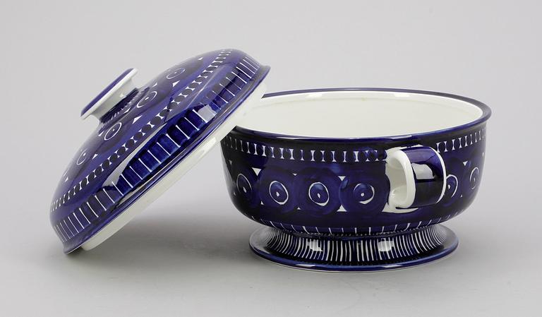 TERRIN, porslin, "Valencia", Ulla Procopé, Arabia, Finland, 1900-talets andra hälft.