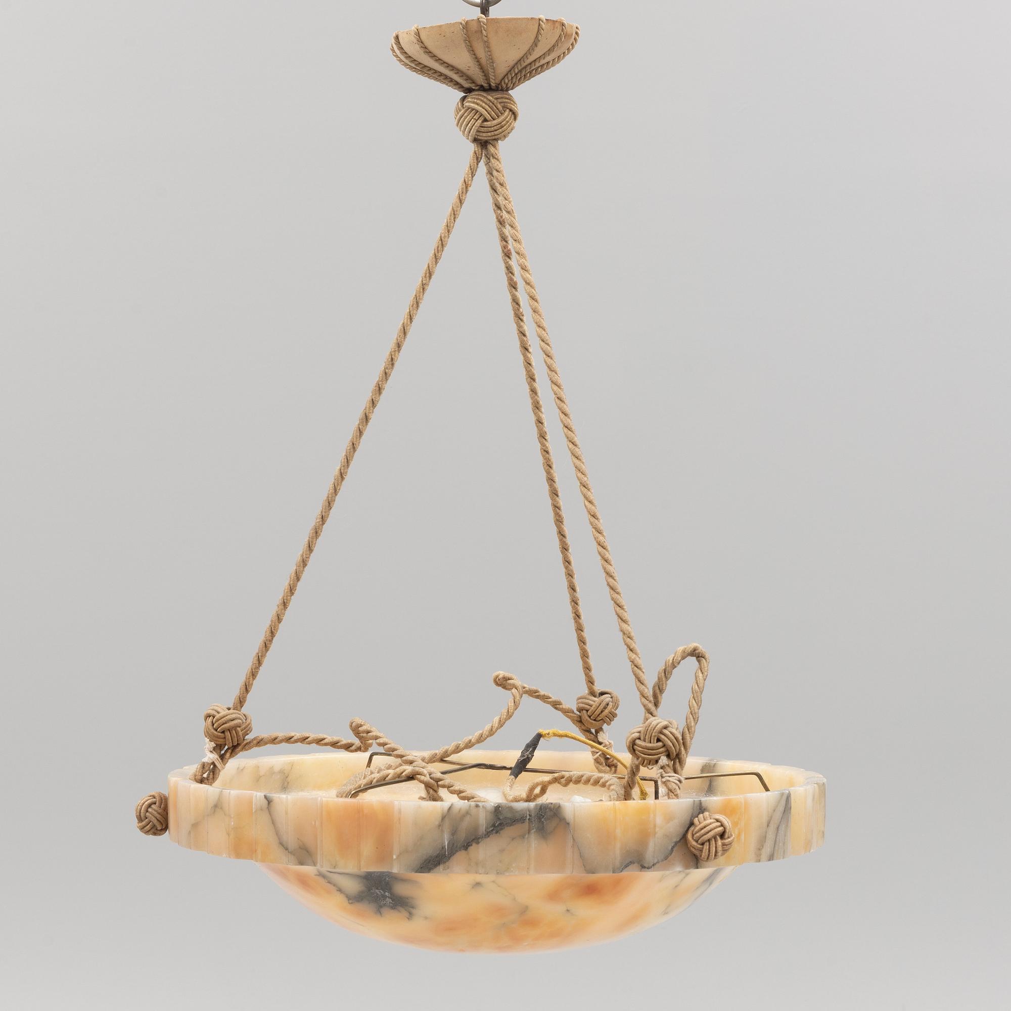 Ceiling lamp, first half of the 20th century.