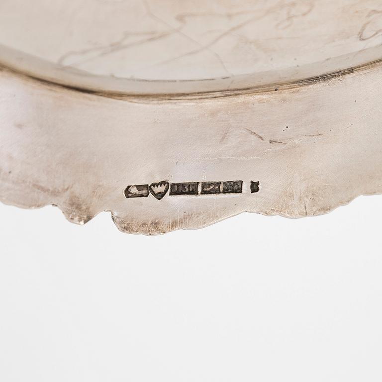 A silver tray, Kultakeskus, Tavastehus, 1947.