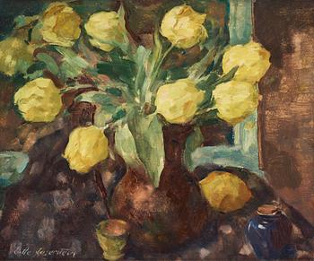 817. Lotte Laserstein, Yellow Tulips.