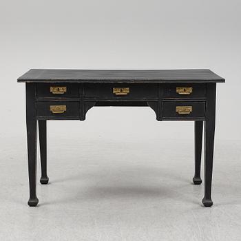 A painted pine desk, early 20th Century.
