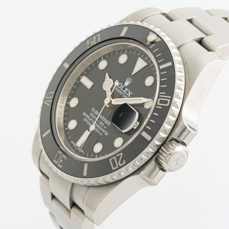 Rolex, Oyster Perpetual Date, Submariner, armbandsur, 40 mm.