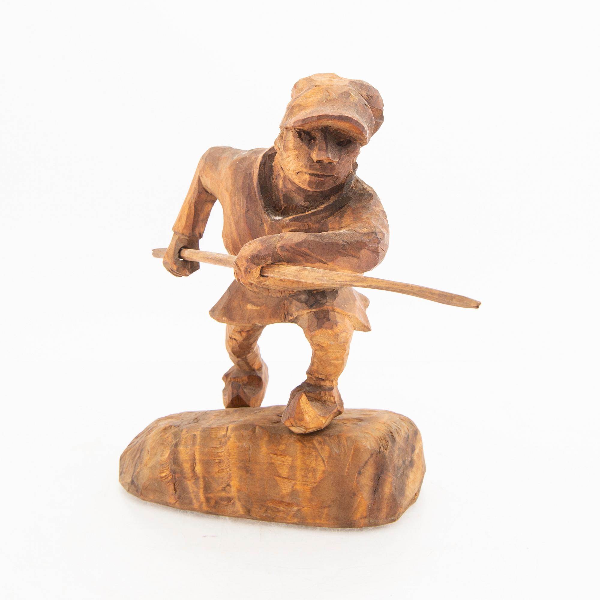 Bengt Jonsson, a signed wooden sculpture.