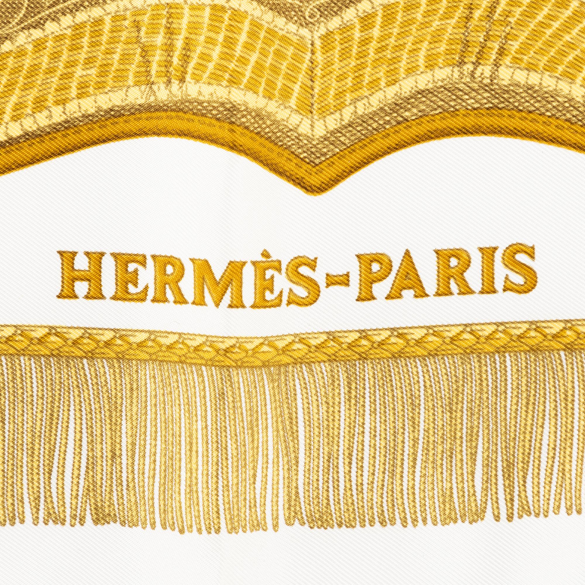 Hermès, a 'Poste et Cavalerie' twill silk scarf.