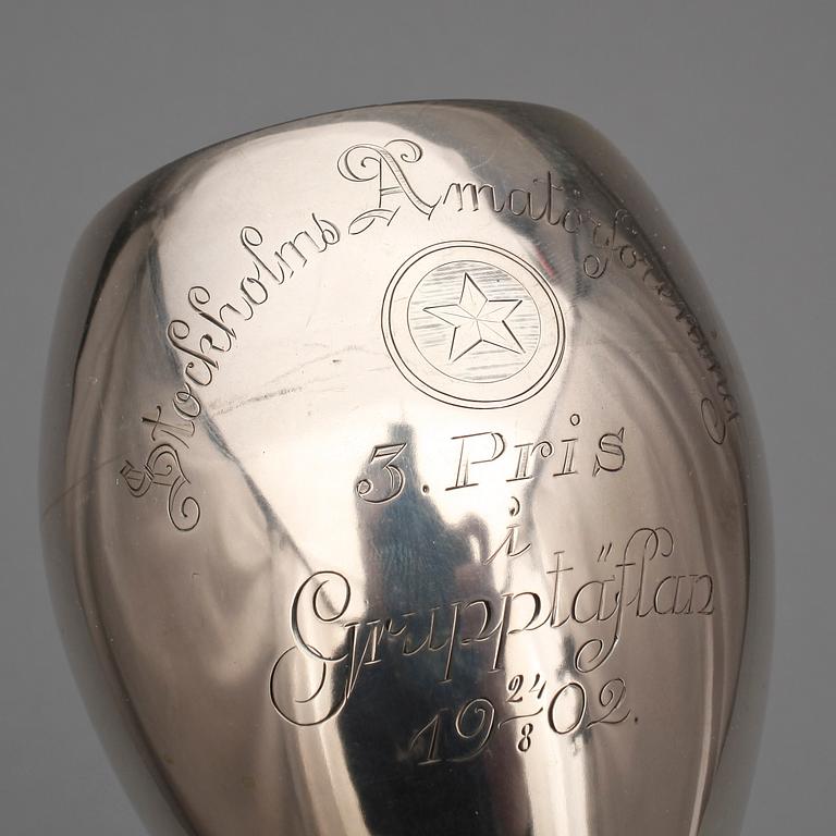 PARTI SILVER,  3 delar, bla C G Hallberg, Stockholm. Totalvikt: 728 gram.