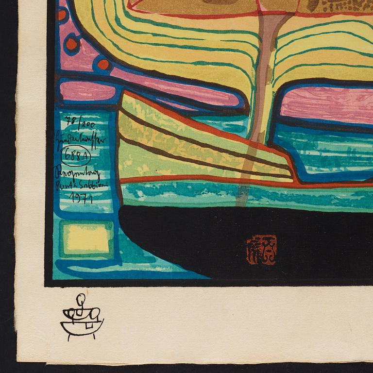 Friedensreich Hundertwasser, Portfölj, "Midori No Namida".