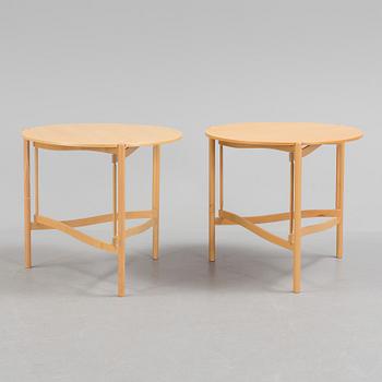 SOFFBORD, ett par, "Tema", design Hans Johansson 1987, Karl Andersson och Söner, Huskvarna.