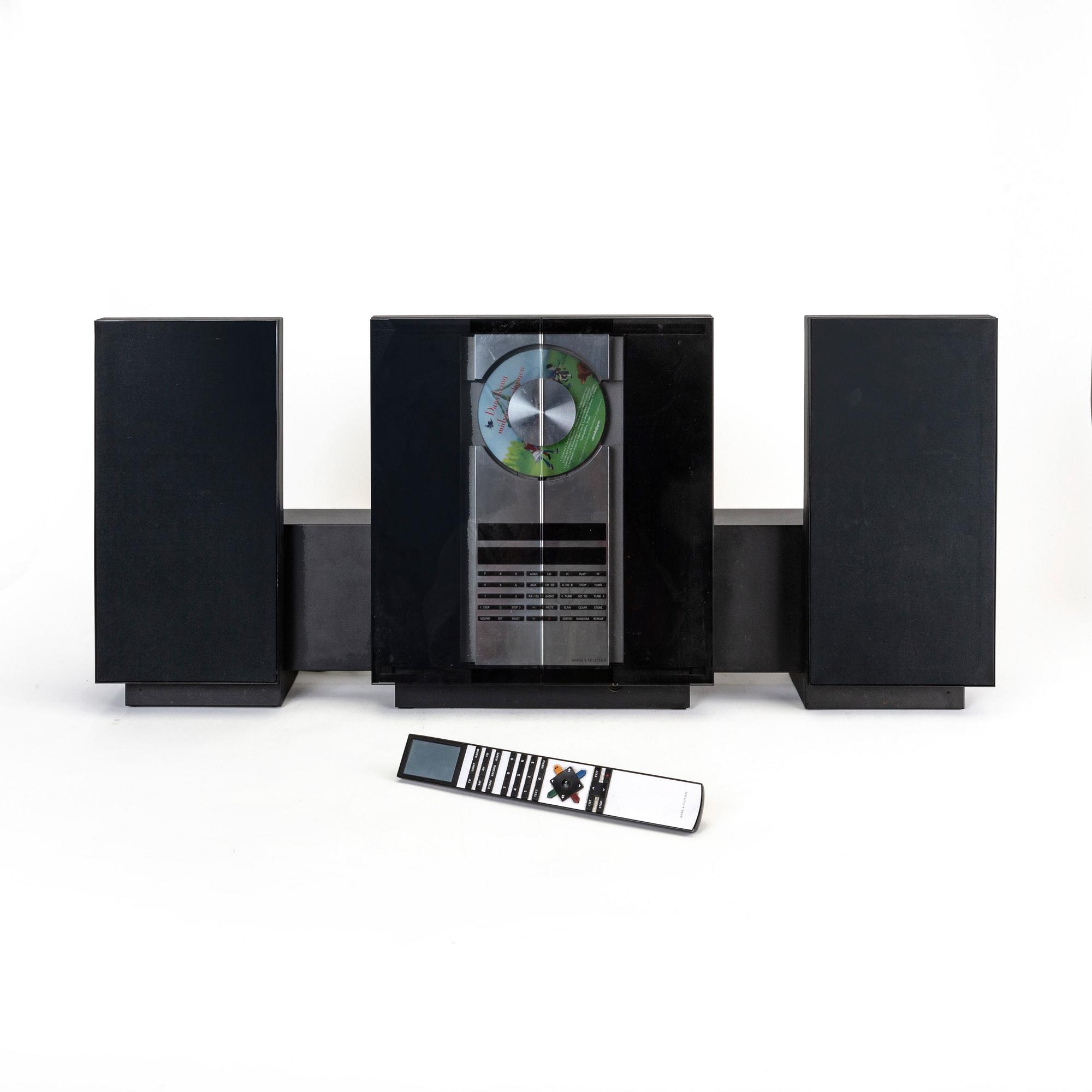 Bang & Olufsen, a 'BeoCenter 2300' CD/Tuner with speakers