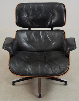 A Charles & Ray Eames 'Lounge Chair', Herman Miller, USA.