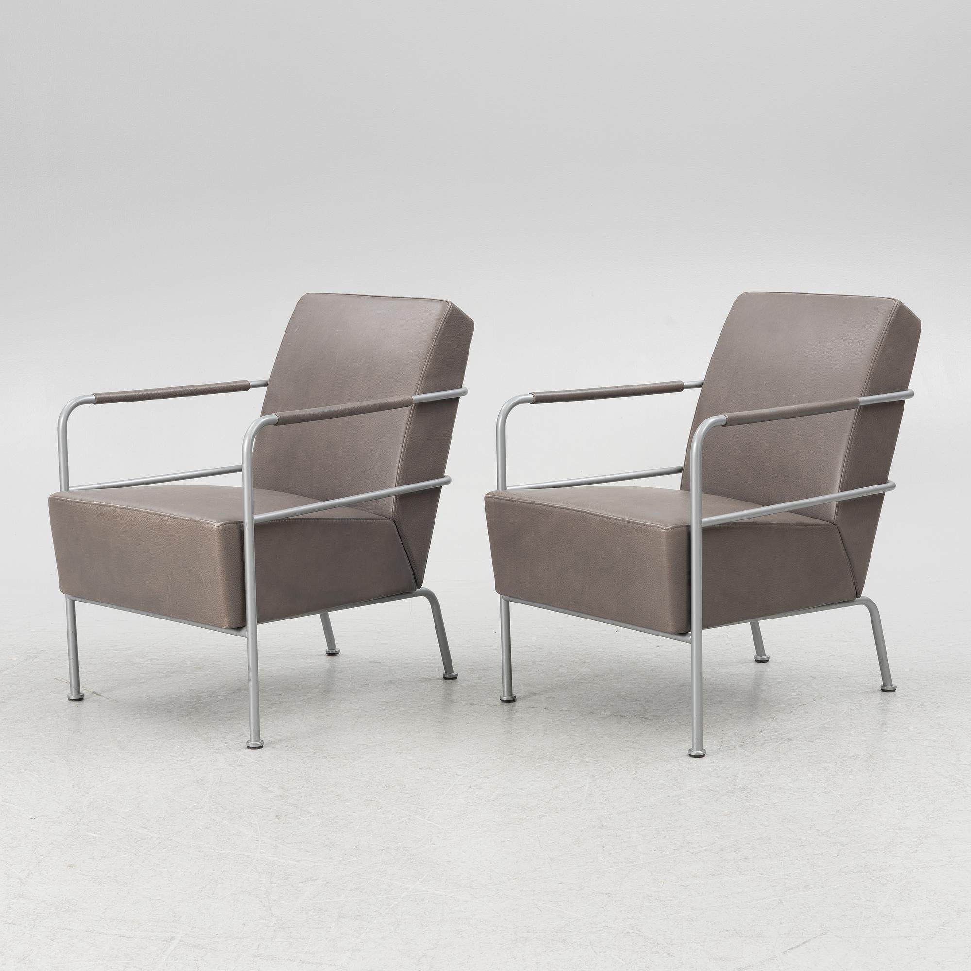 Gunilla Allard, a pair of 'Cinema' armchairs, Lammhults.