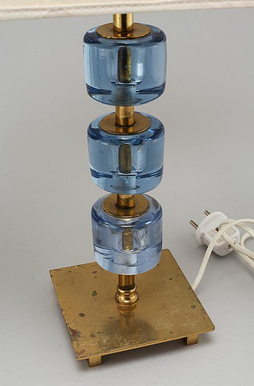 Two similar table lamps, made by Malmö Metallvarufabrik, 20th century.