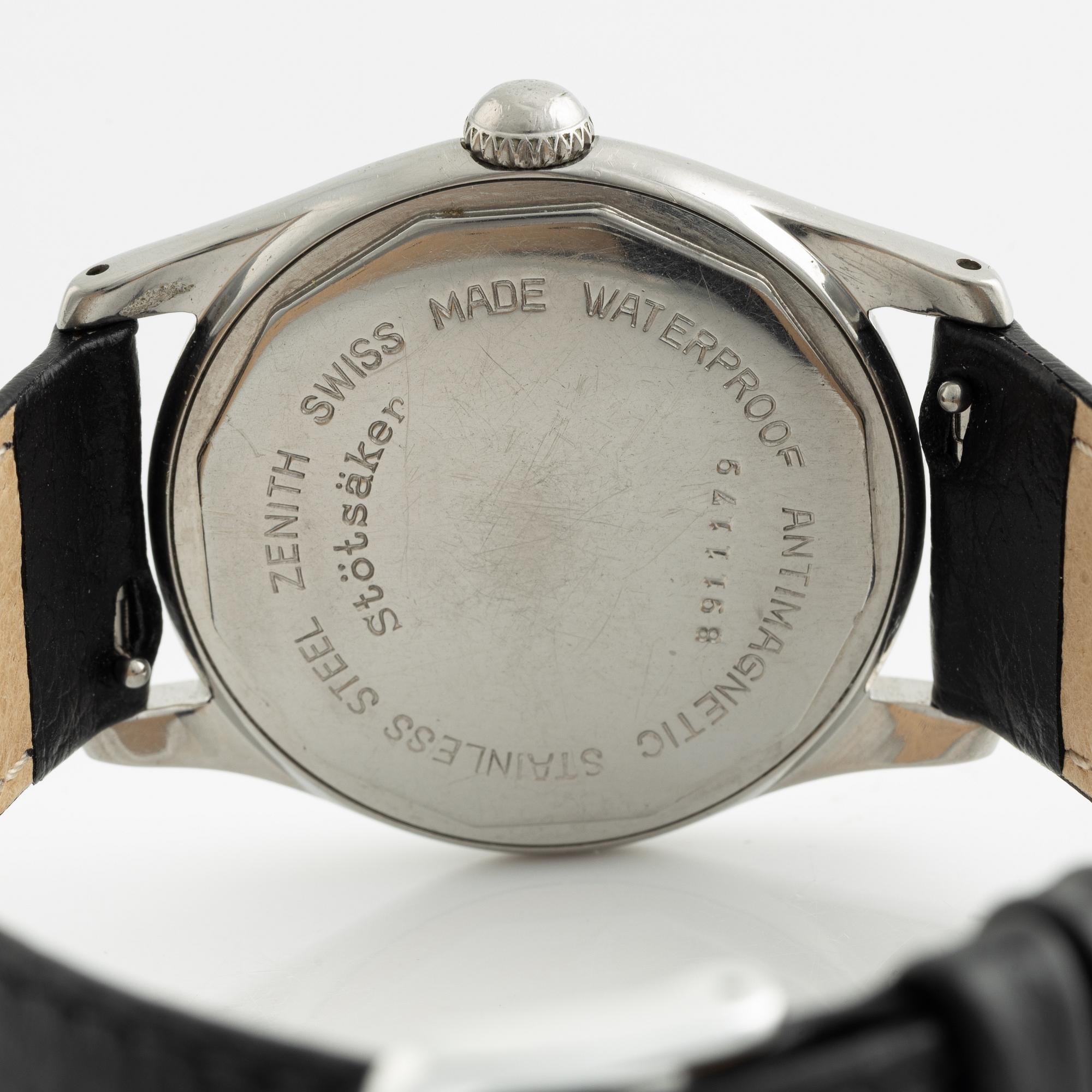 Zenith, "Stötsäker", armbandsur, 33 mm.