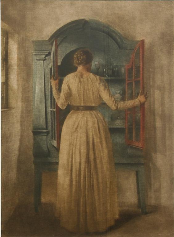 PETER ILSTED, mezzotint, ej sign.