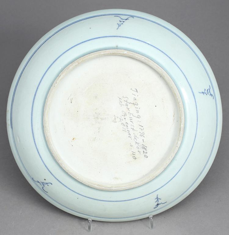FAT, 3 st. Porslin, Kina, 1800-tal.
