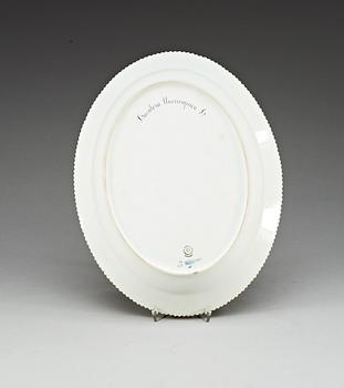 A Royal Copenhagen 'Flora Danica' dish, 20th Century.