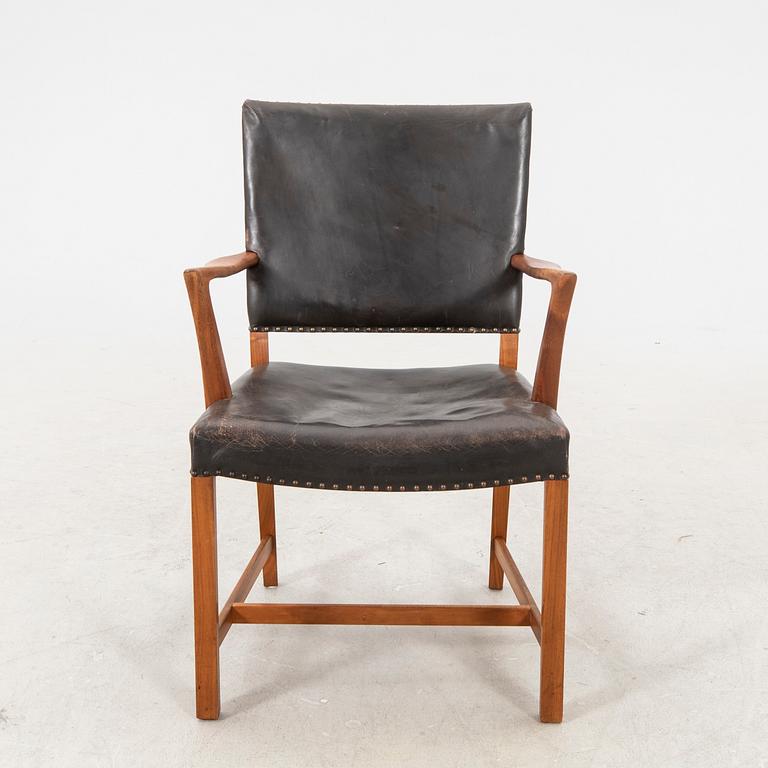 Karl Erik Ekselius, a teak and leather armchair.