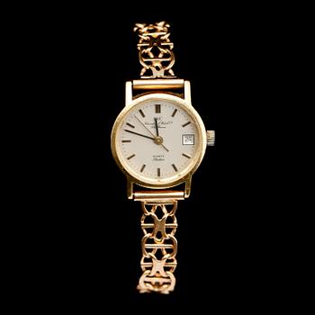 ARMBANDSUR, 18 k guld, IWC, International Watch Company Schaffhausen. Tot vikt 30 g.