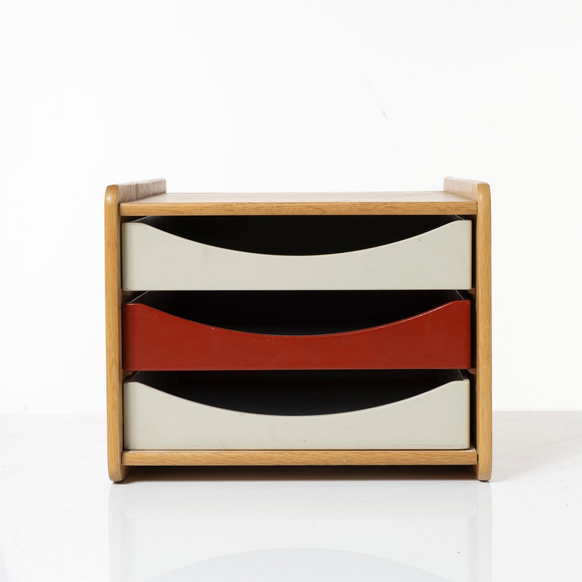 Børge Mogensen, an oak 'A4/3' box for documents for AB Karl Andersen & Söner.