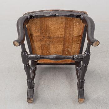 An 18th century rococo chair.
