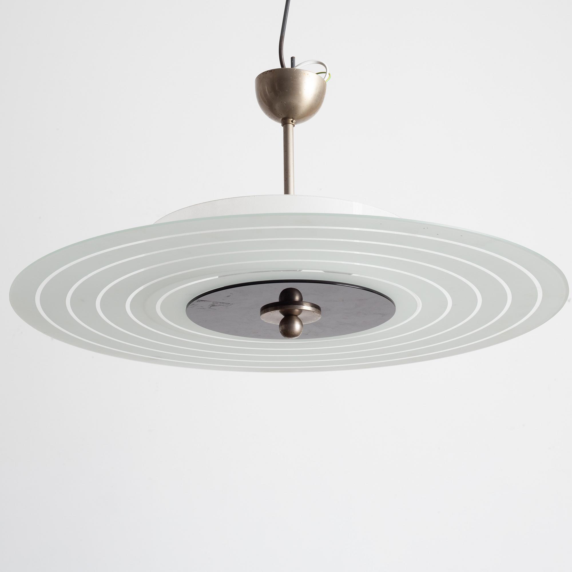 Ceiling lamp, 1930s.