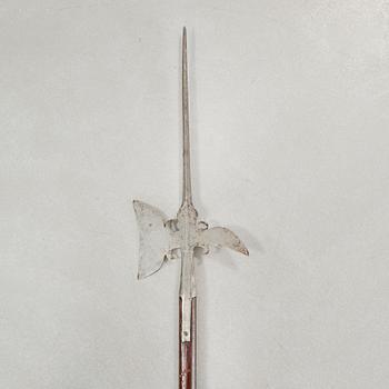 A halberd, probably 17th century.