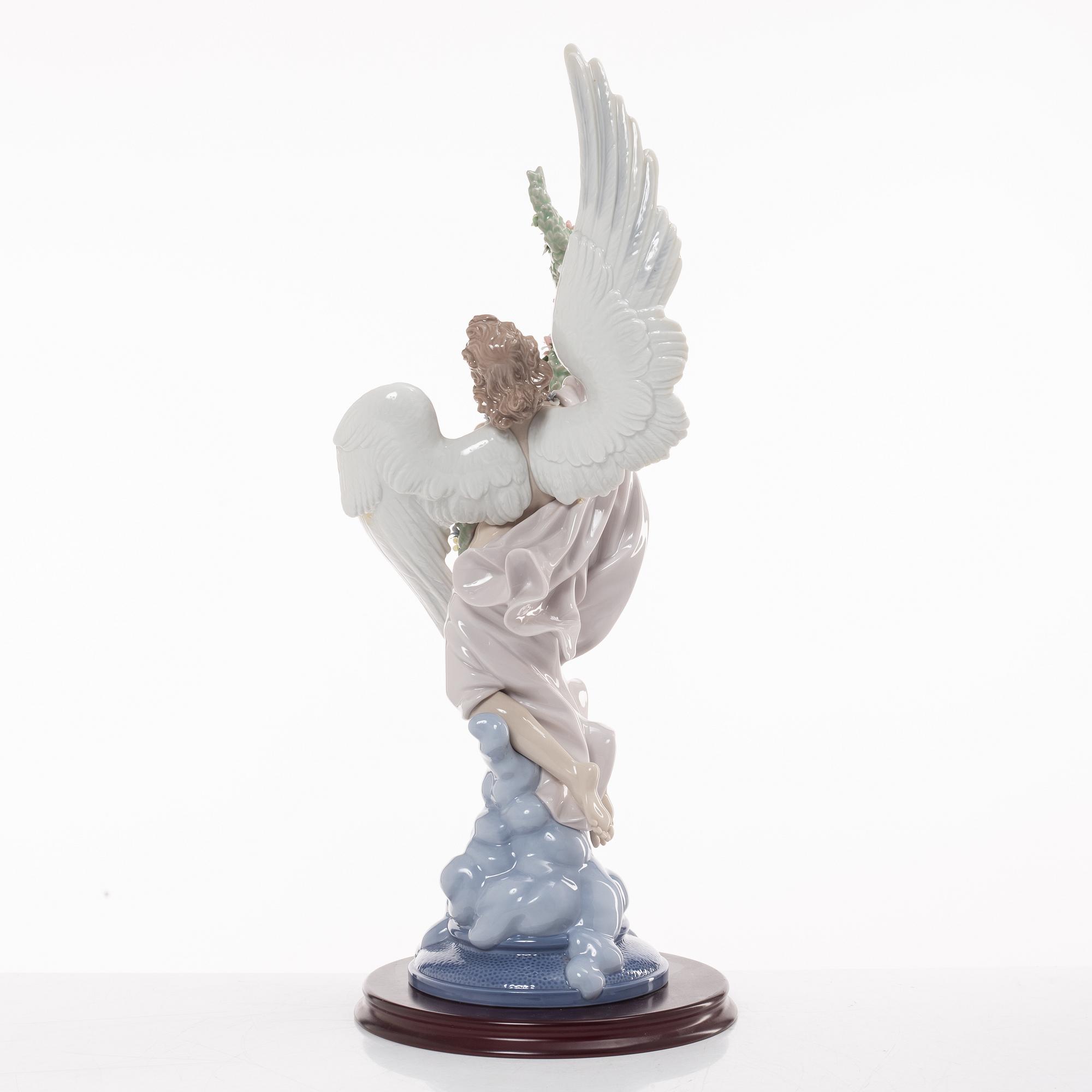 Salvador Furió, figurine, "Celestial Ascent", Lladró, Spain, 2000-2001.