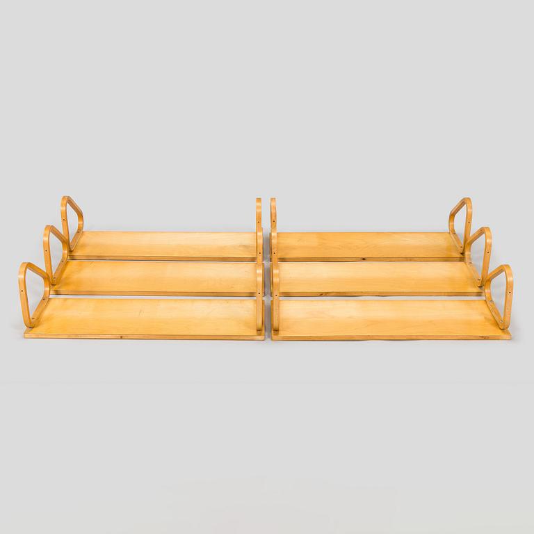 Alvar Aalto, 6 st, modell 112A för O.Y. Huonekalu- ja Rakennustyötehdas A.B. 1900-talets mitt.