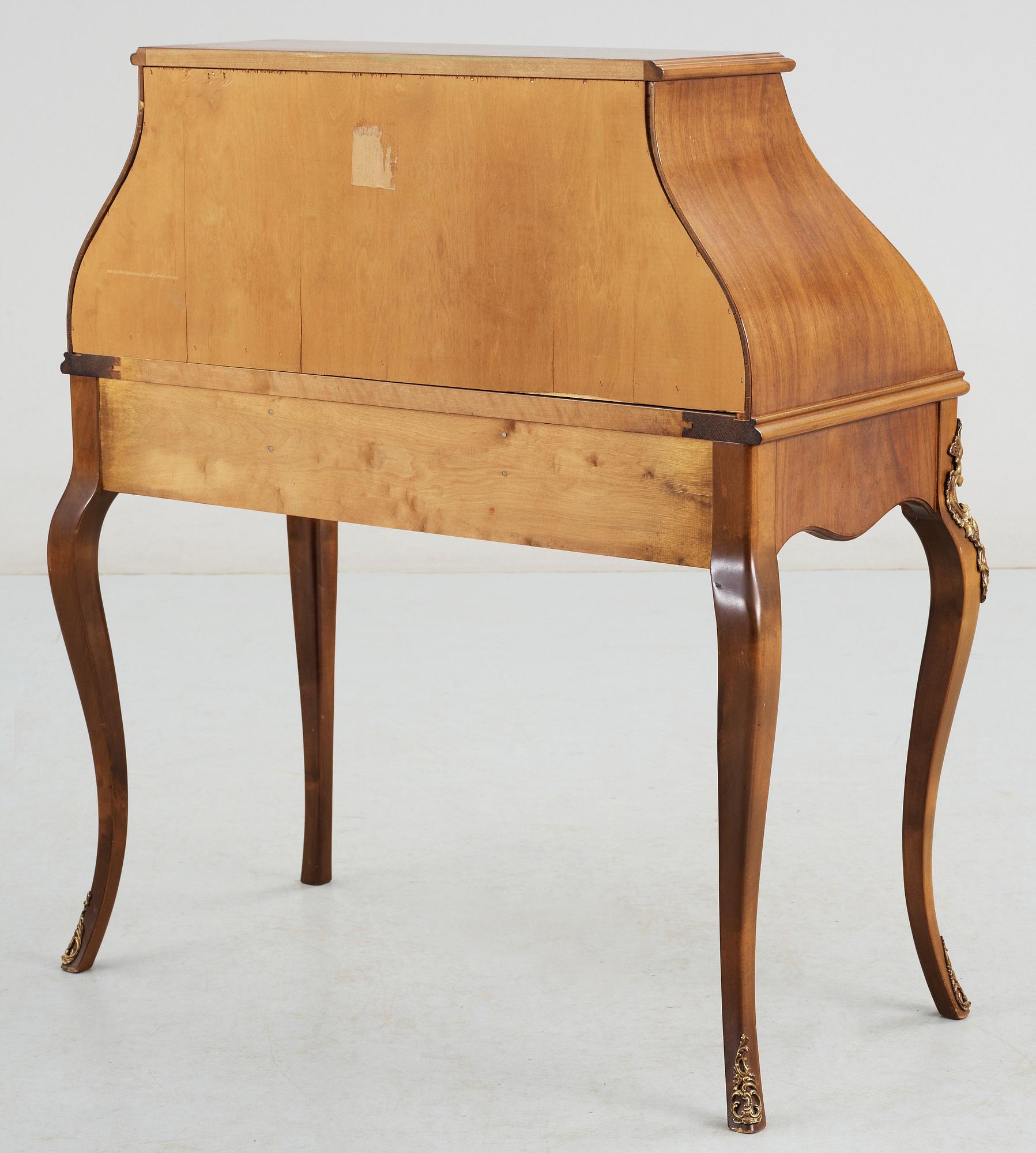 SEKRETÄR, rokoko-stil, 1900-talets mitt.