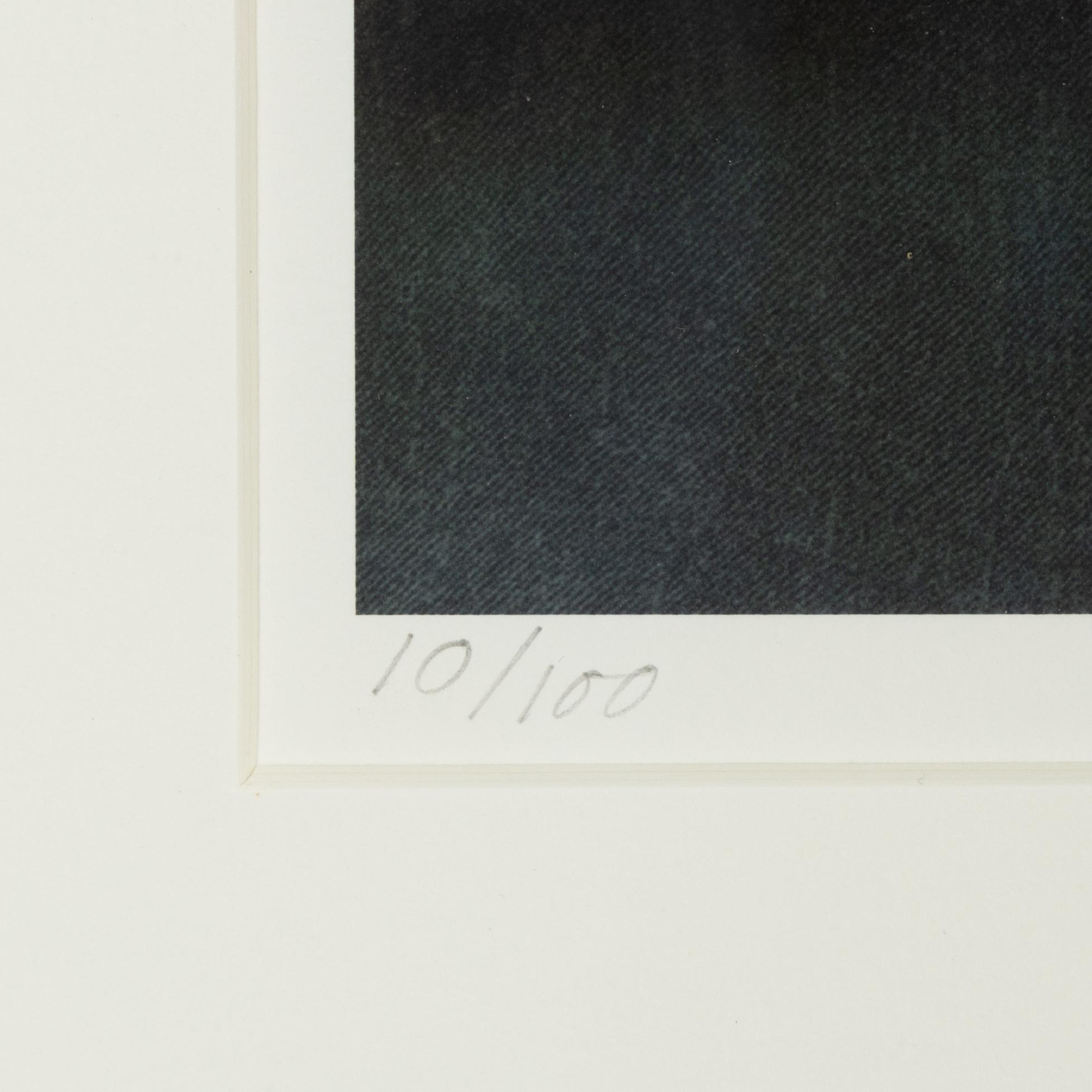 Lisa Torikka, colour lithograph, signed Jorikka and numbered 10/100.