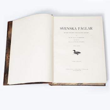 Bröderna von Wright, "Svenska Fåglar", 3 volymer, Förlaget Svenska Fåglar, A, Börtzells Tryckeri AB, Stockholm, 1927-29.