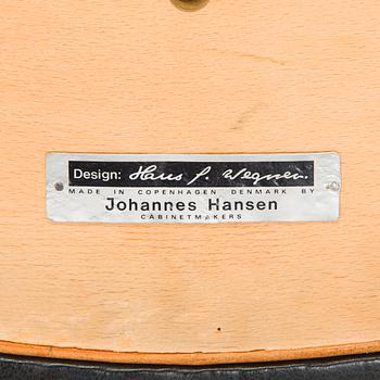 Hans J. Wegner, six mid-20th century 'PP701' armchairs for Johannes  Hansen Denmark.