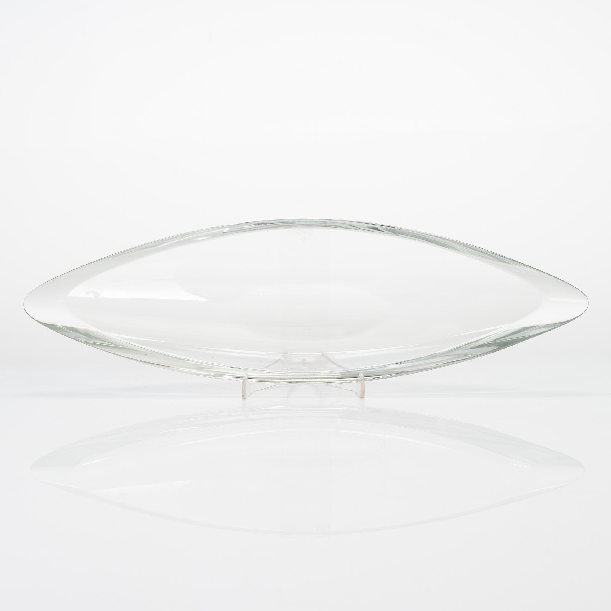 Aimo Okkolin, an art glass signed Aimo Okkolin Riihimäen Lasi O.Y.