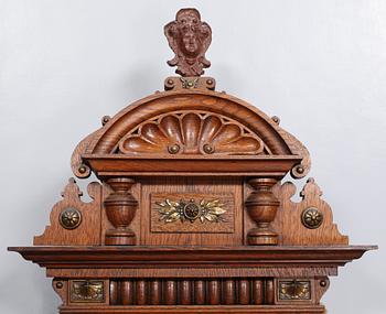 VÄGGPENDYL, Lenzkirch, nyrenässans, 1800-talets andra hälft.