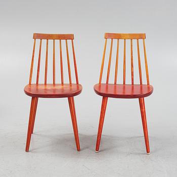 Yngve Ekström, stolar, 6 st. "Pinnochio", 1900-talets andra hälft.