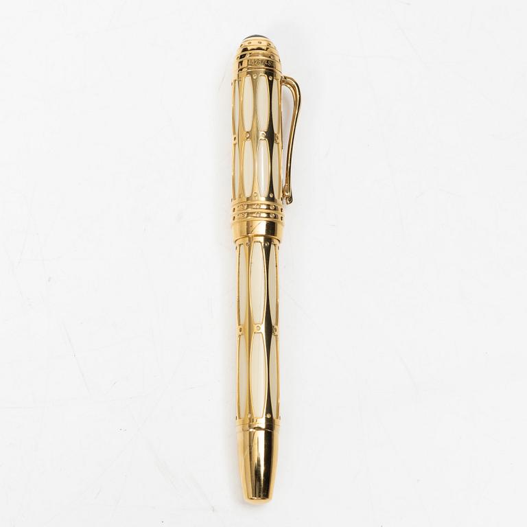 A Montblanc fountain pen, limited edition 'Pope Julius II' from the series 'Patrons of Art'.