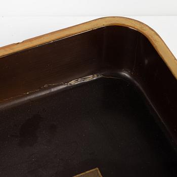 Bricka, lack. Japan, Meiji (1868-1912).