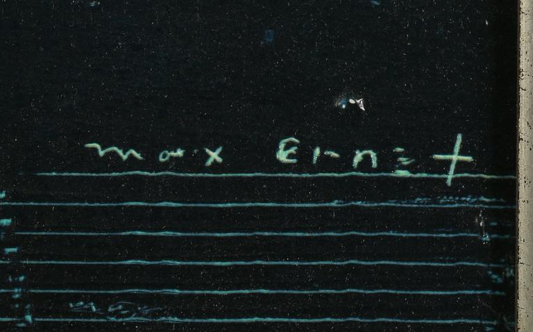 MAX ERNST, kamagraphies, signerad i tryck.