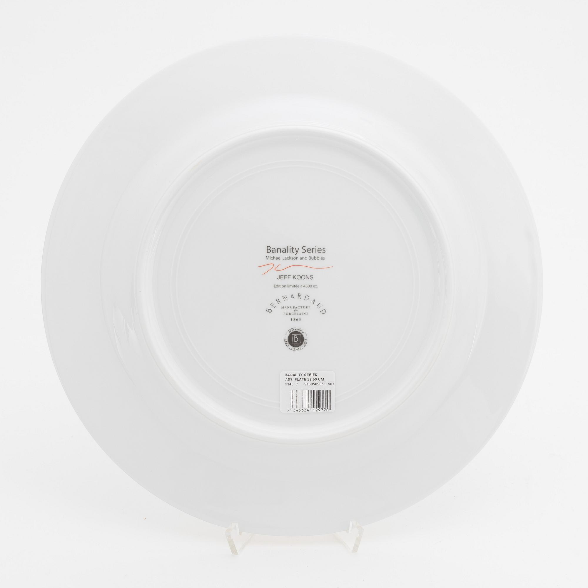 Jeff Koons, plate/multiple from the ed of 4500.