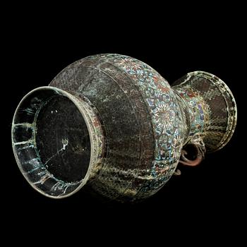 URNA, cloisonne, Kina, 1900-tal.