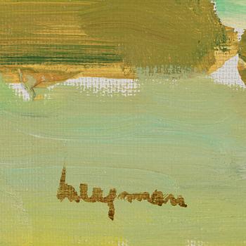 OKÄND KONSTNÄR, olja på duk, sign. 1900-talets andra hälft.