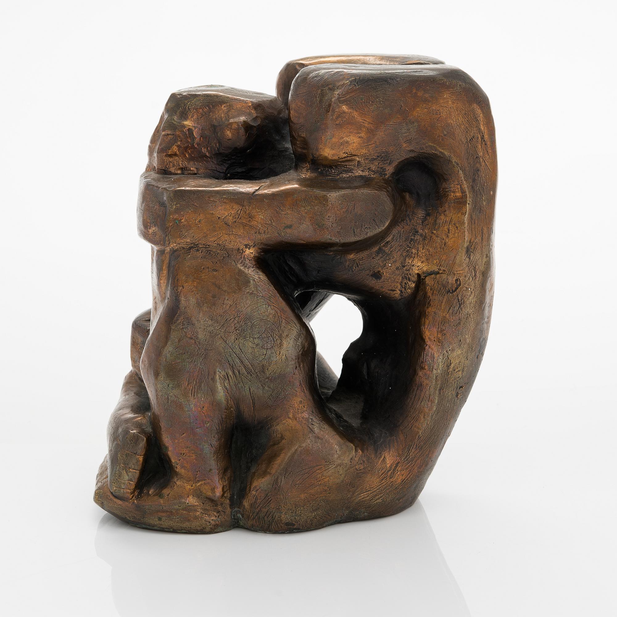 Étienne Martin, sculpture, bronze, signed, numbered 170/250, edition Artcurial.