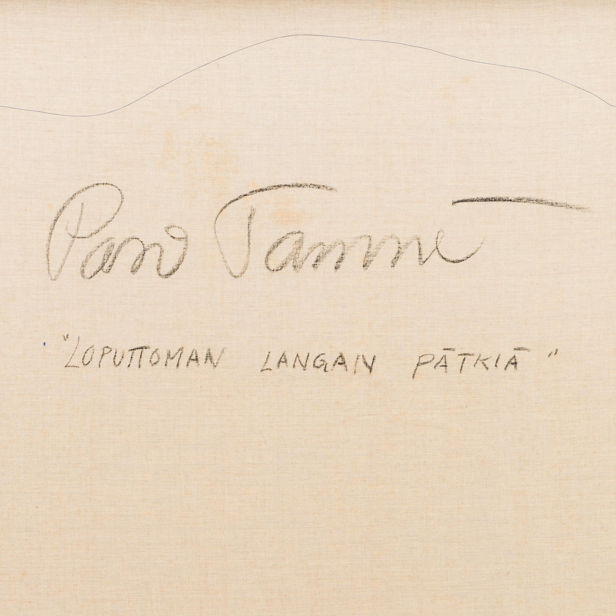 PASI TAMMI, "LOPUTTOMAN LANGAN PÄTKIÄ".