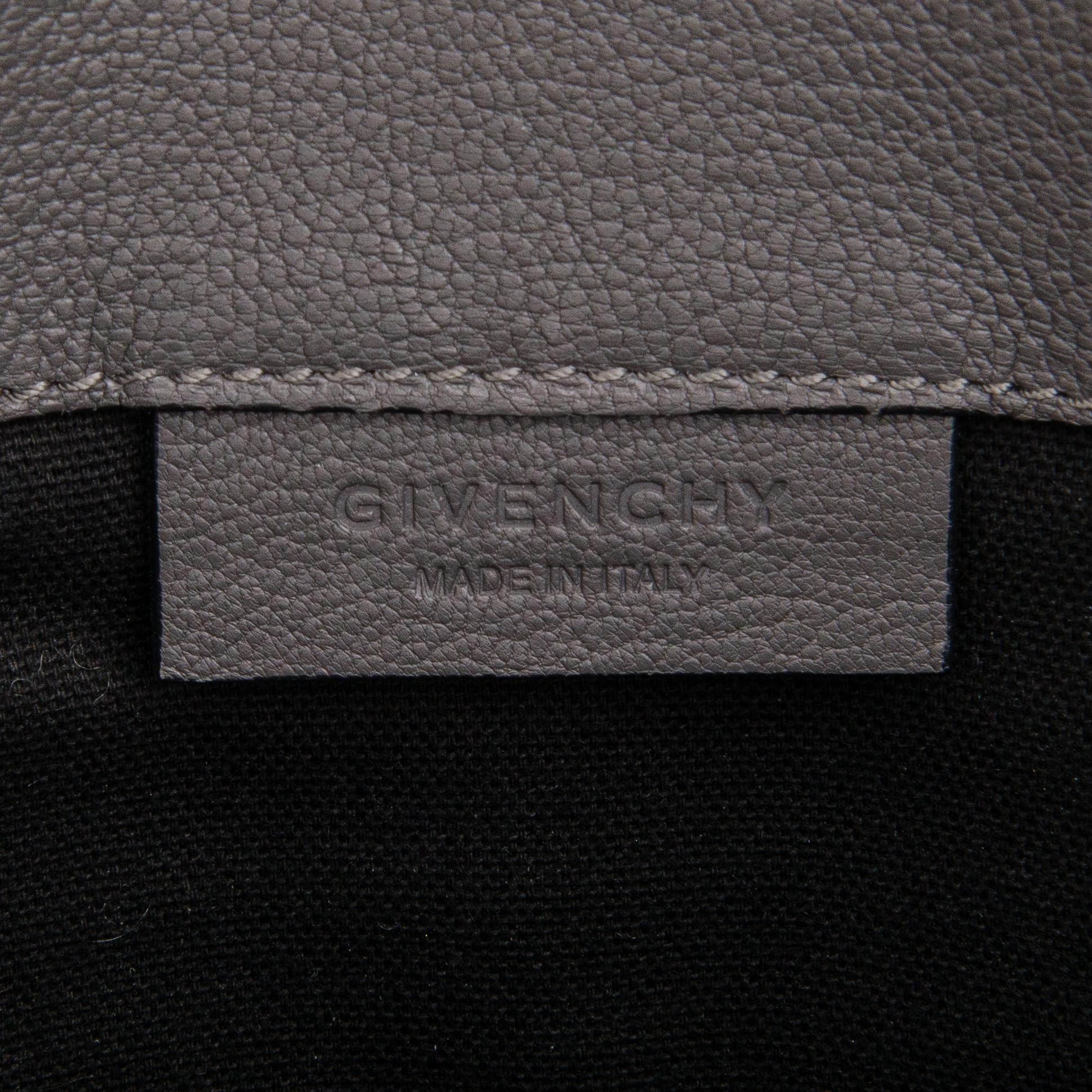 Givenchy, A 'Antigona' goat leather clutch.