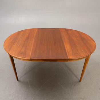 A 1960s Svante Skogh walnut dining table.
