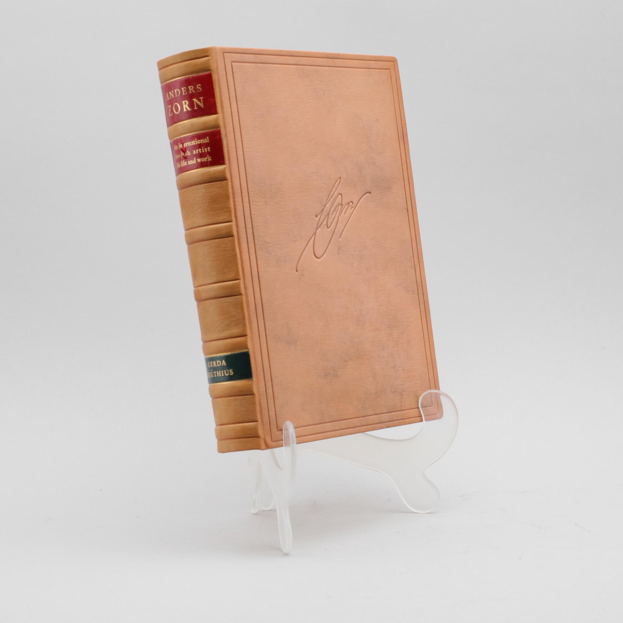 BOK: Anders Zorn, Gerda Boëtius, Nordisk Rotogravyr, Stockholm 1954. Engelsk version.
