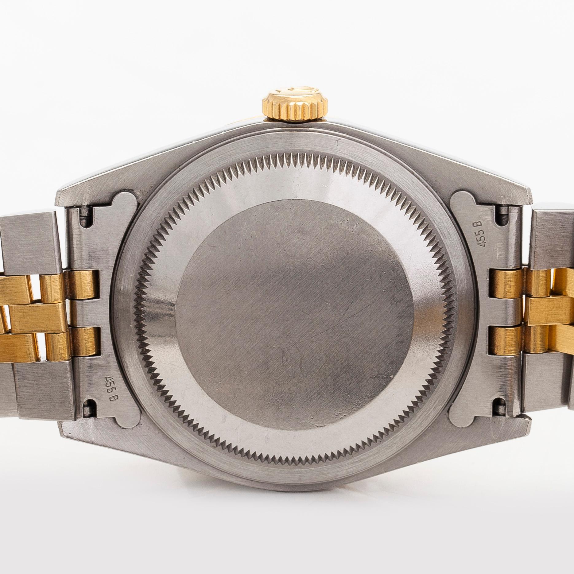 Rolex, Oyster Perpetual, Datejust, "Diamond Dial", armbandsur, 36 mm.