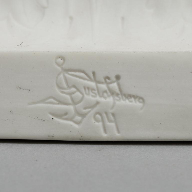 A PAIR OF PARIAN FIGURES, Gustafsberg 1894 and 1917.